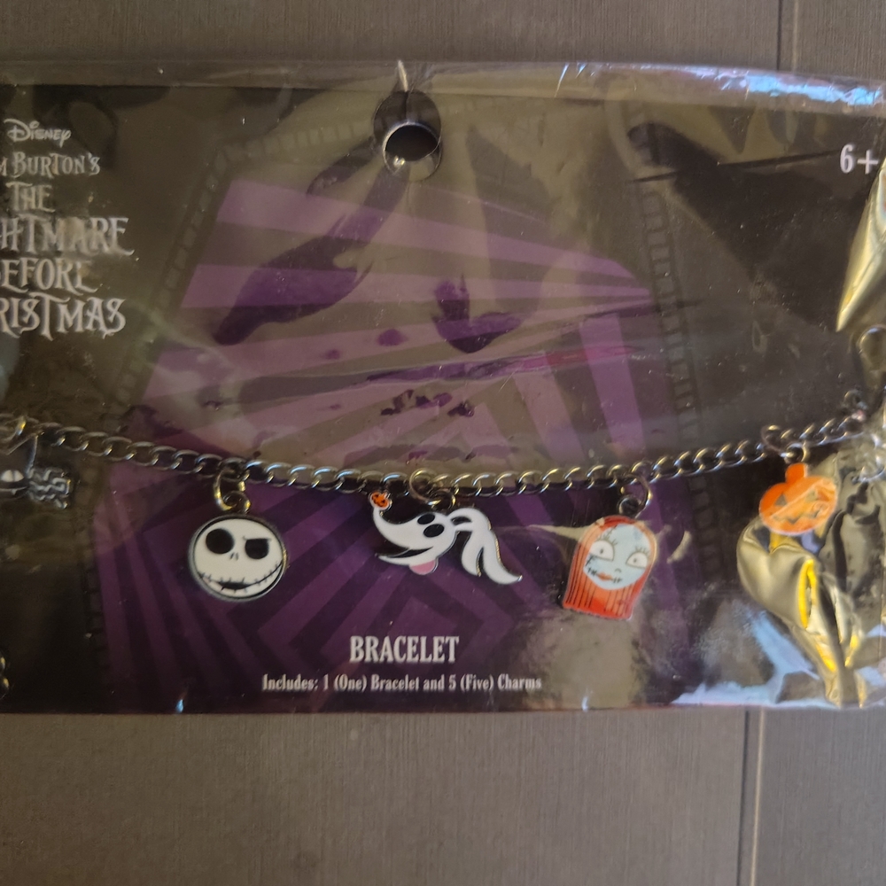 Disney Nightmare Before Christmas Charm Bracelet